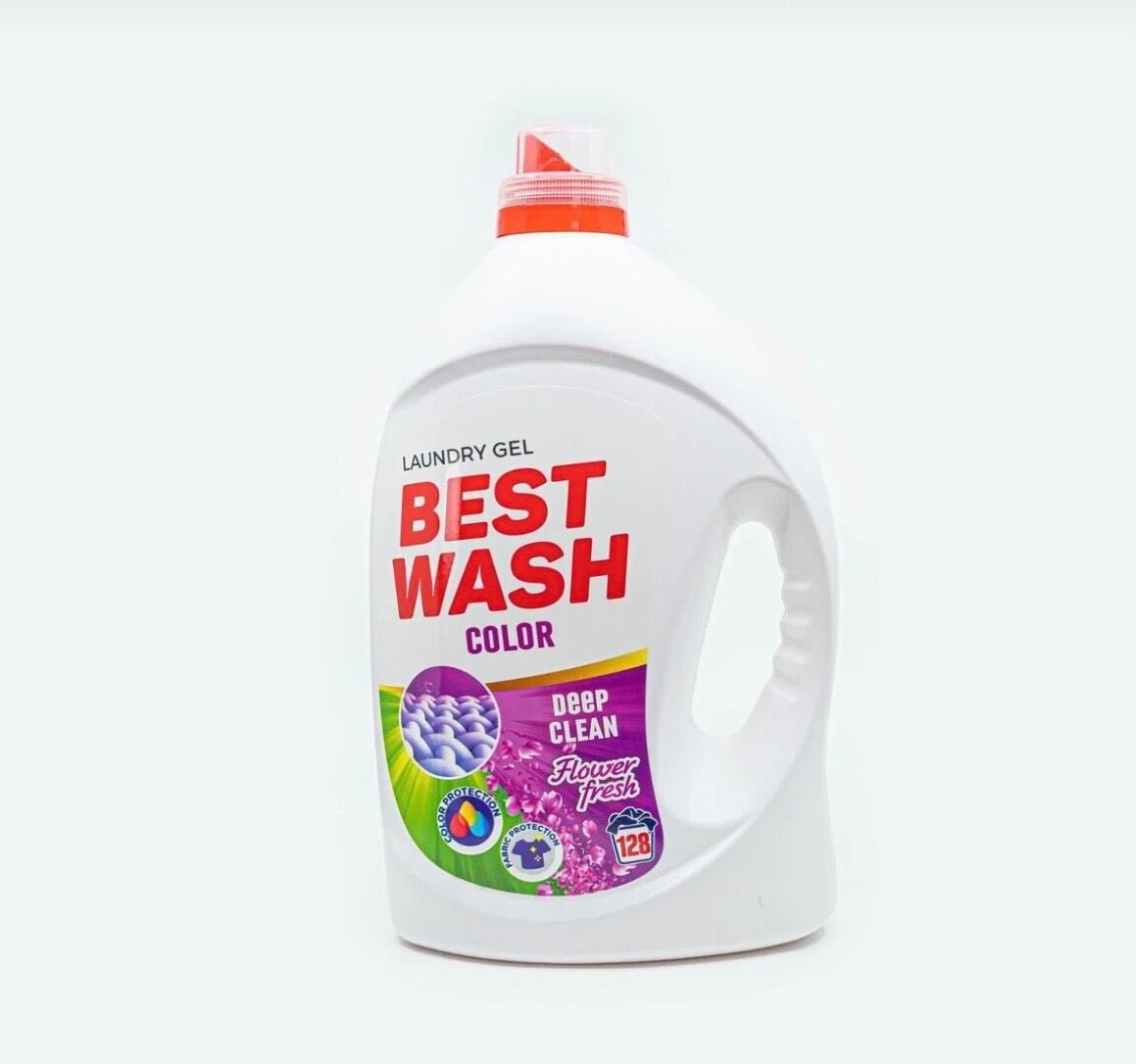 Detergent Lichid Gel BestWash Color Deep Clean Flower Fresh 4.5L